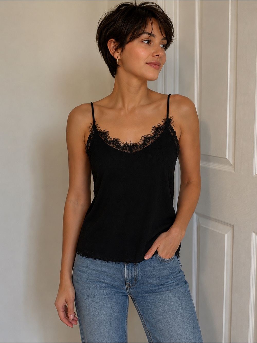 Monteau Lace Camisole Top